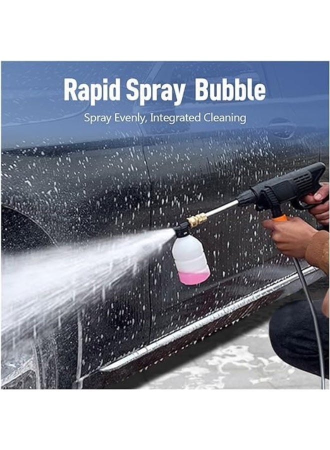 SHOPIRA GO 48V Cordless High Pressure Washer Gun with 2 Batteries, Portable Car Washer Machine, 5MPa Power Cleaning Sprayer with Foam Jet, Multi Nozzle Water Gun for Car Wash, Floor Cleaning & Garden Use - Image 2