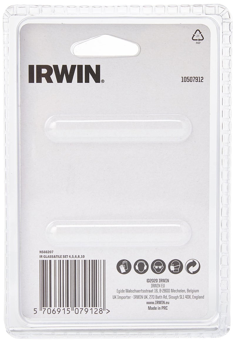 Irwin 10507912 4-10mm Glass/Tile Drill Bit Set (5 Pieces) - Image 2