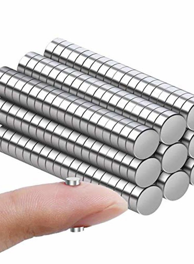 rhinocats Fridge Magnets，3x2mm 200PCS, Refrigerator Magnets，Round Ferrite Magnets for Office, Hobbies, Crafts and Science, Tiny Size：3mmD2mmH Pack of 200 - Image 1