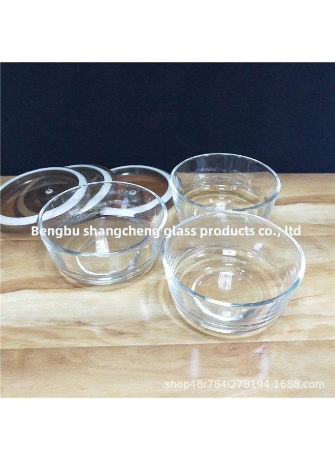 Generic - Glass Preservation Bowl One Two Three-Piece Set Creative Preservation Lunch Box Lunch Box Practical Activity Gift Glass Bowl-Specifications:Color Box Two Sets: 1 24 Sets-Color:Color Box Cover Random, The Whole Box Delivery - Image 1