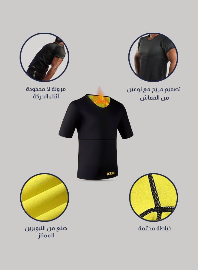 The Original Becatchy Body Shaping and Slimming Thermal Corset T-Shirt For Men