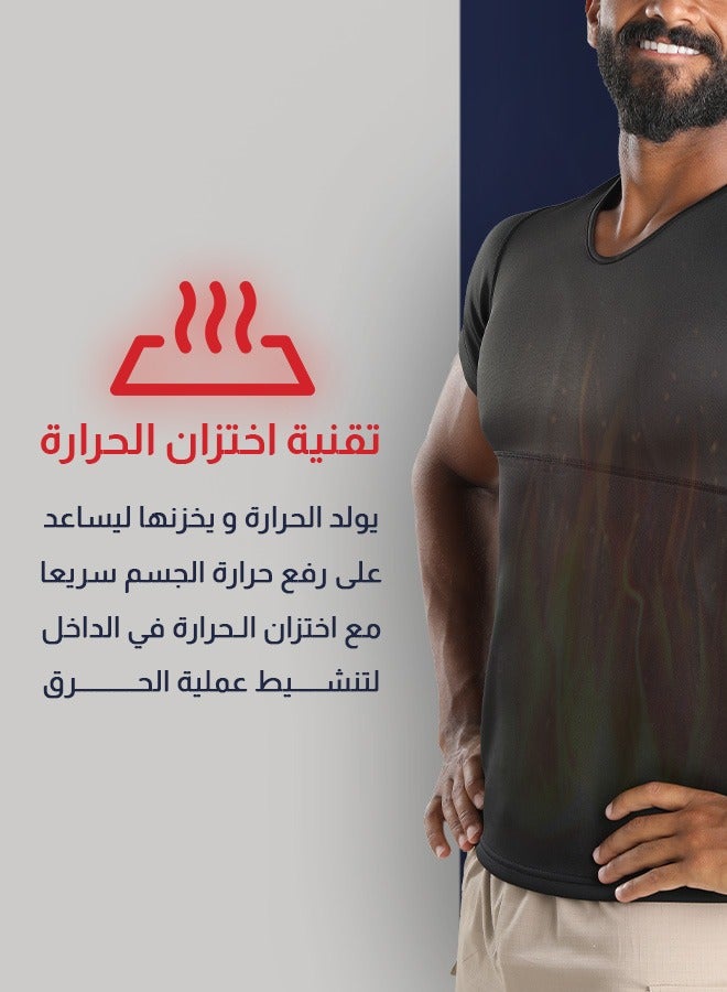 The Original Becatchy Body Shaping and Slimming Thermal Corset T-Shirt For Men