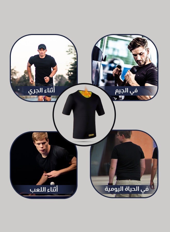 The Original Becatchy Body Shaping and Slimming Thermal Corset T-Shirt For Men