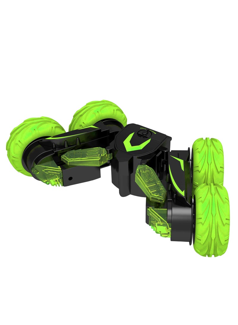 ROLL UP KIDS RC Double Flip Stunt Racing Car ,Off-Road 4WD Car, 2.4Ghz Remote Control. Double-Sided Rotating Tumbling Vehicle Flips 360 - Image 3