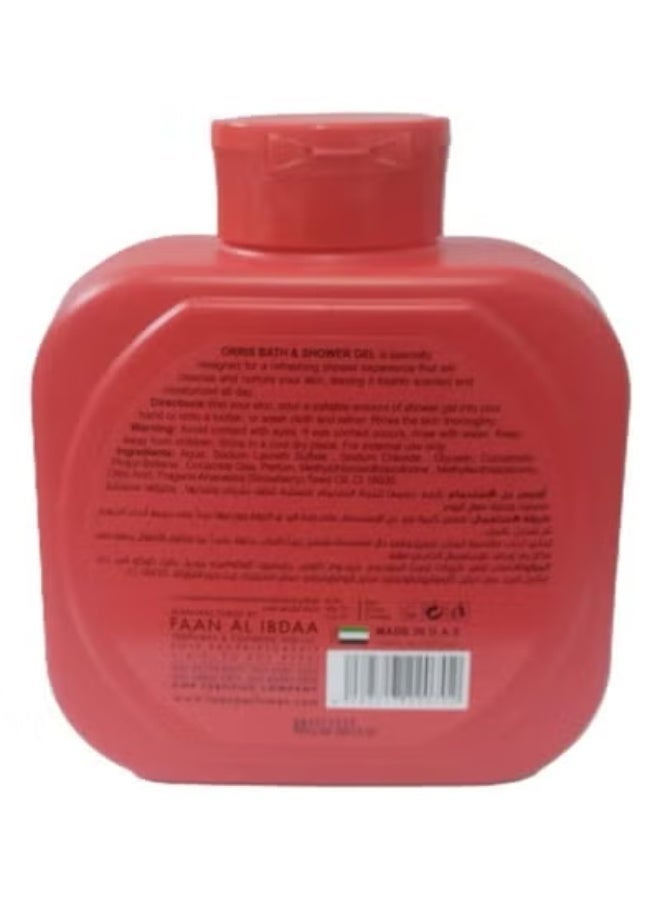 Orris Strawberry  Extract Bath And Shower Gel 800 Ml - Image 2
