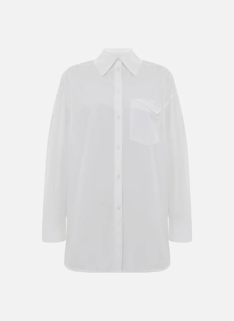 Lichi Oversize shirt with a large chest pocket