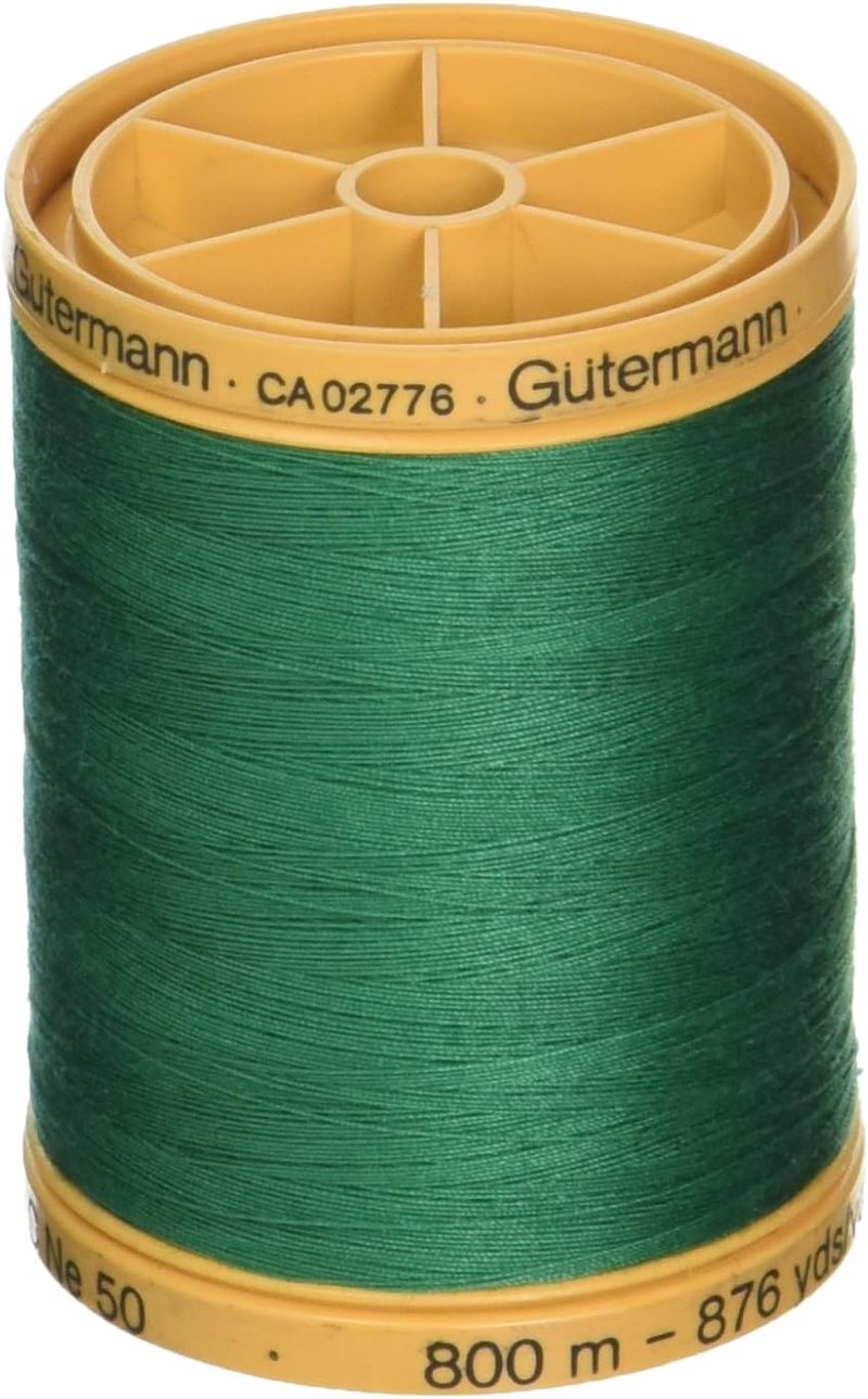 Gutermann Natural Cotton Thread Solids 876yd, Garden Green
