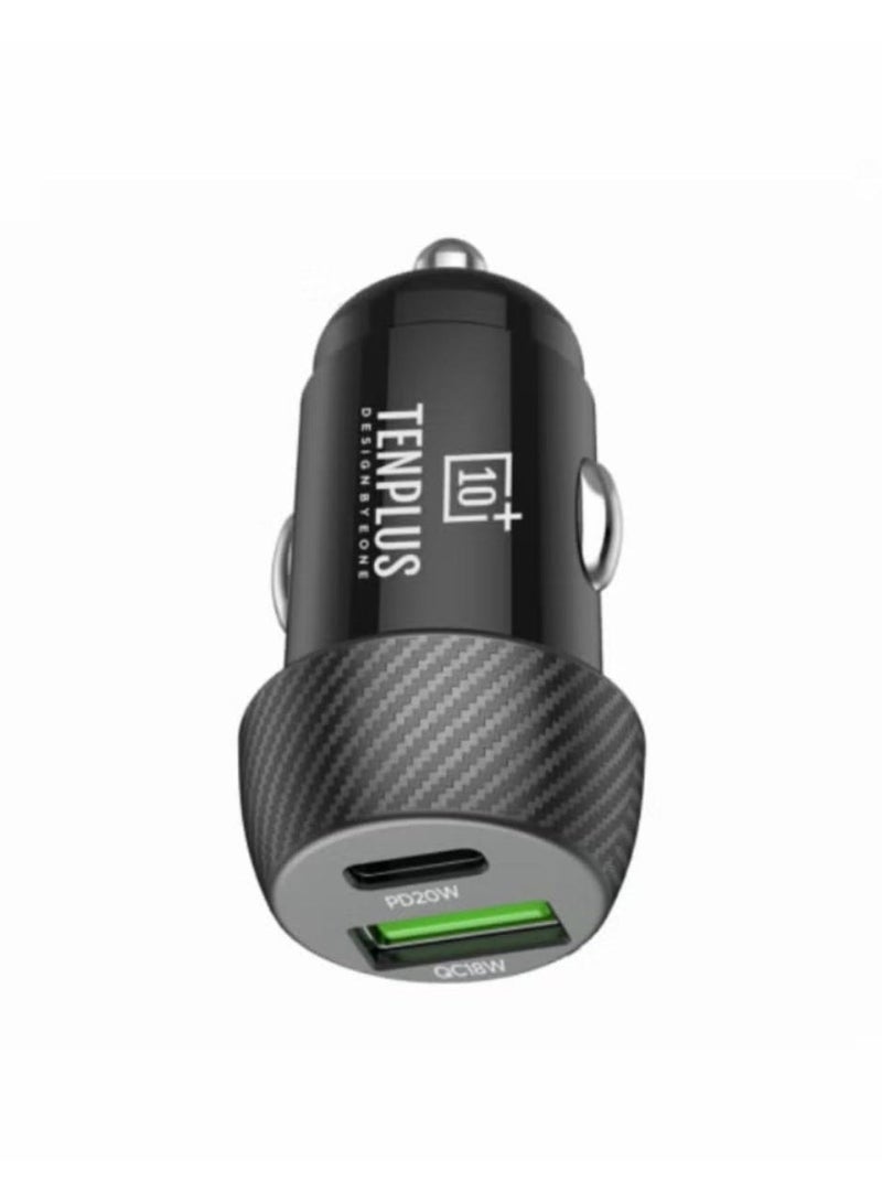 تنبلس شاحن سيارة USB-C، محول سيارة بمنفذين 30 وات (النوع C والنوع A)، سلسلة iPhone 17/16 /15/14، سلسلة Samsung Galaxy S23/S22/S21، iPad Pro، AirPods، Huawei والمزيد - Image 3