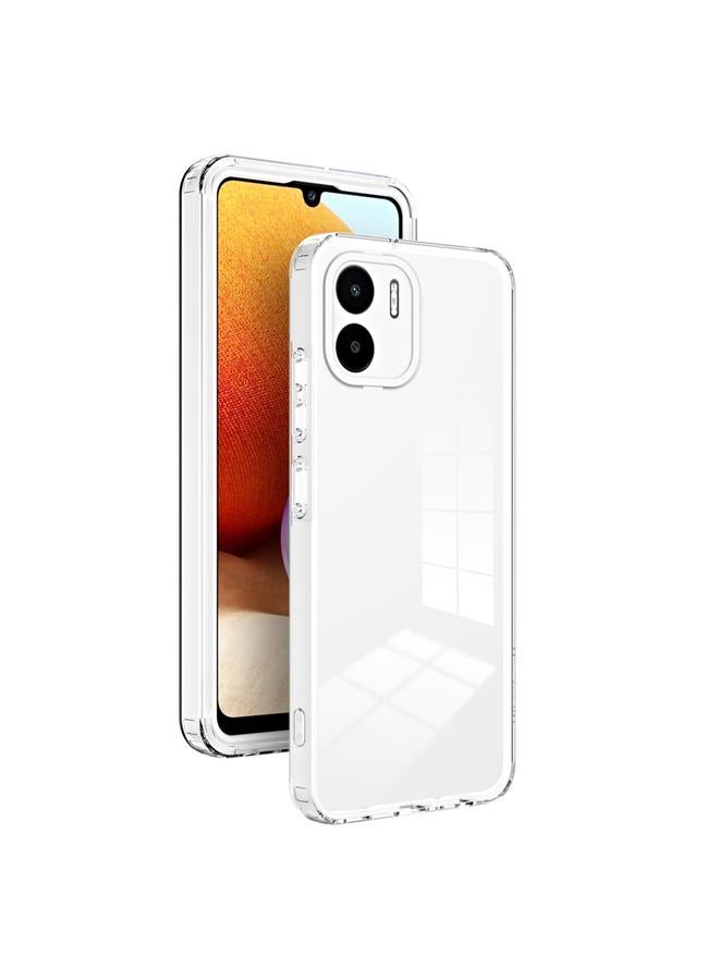 The Bros Case For Xiaomi Redmi A1+ / A2+ 3 in 1 Clear TPU Color PC Frame Phone Case