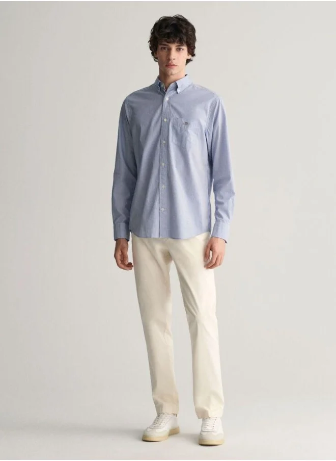غانت Gant Regular Fit Banker Stripe Poplin Shirt