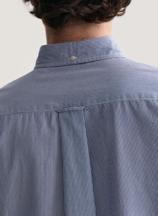 Gant Regular Fit Banker Stripe Poplin Shirt - Image 5
