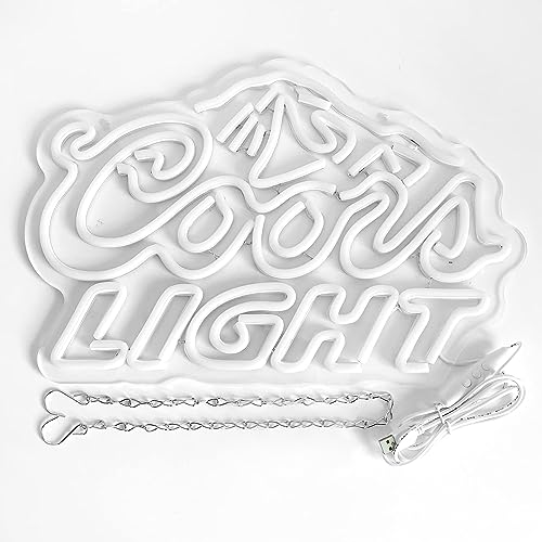 JFLLamp Crs LIGHT Neon Signs for Wall Decor Neon Lights for Bedroom Led Signs Suitable for Man Cave Bar Pub Restaurant Christmas Birthday Party Gift Led Art Wall Decorative Crs Light Bar Sign, 5V Usb Power, 17*11 Inch(Azure+red+white） - Image 5