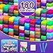 ESSENSON Air Dry Clay 180 Colors Modeling Clay for Kids DIY Molding Magic Clay for with Tools Toys Gifts for Age 3 4 5 6 7 8 Years Old Boys Girls Kids - Image 4