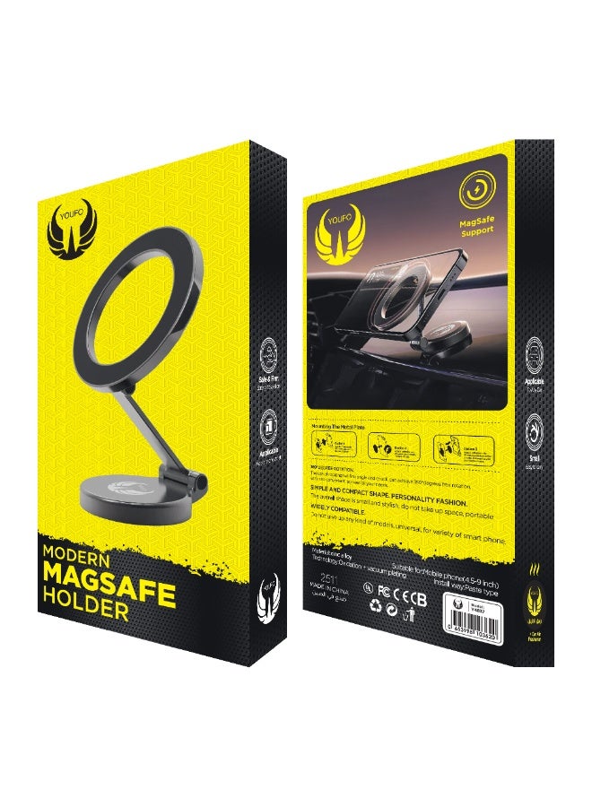 YOUFO Magnetic car phone holder, MagSafe support, YOUFO Y4837 - Image 4