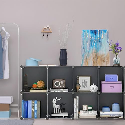 KEEKOS Shoe Rack Plastic,Portable with Dustproof Door, Multi-Purpose Plastic for Home Foldable Portable Shelves Chappal, Slipper, Heels, Boots,Stand (Light Grey, 12-Shelf-6-Door) - Image 5