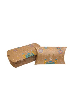 Generic 12pcs 12*7*2.5cm Ramadan candy gift box Eid Mubarak Ramadan Kareem Eid Al-adha party decorations cookie biscuit treat box Muslim Islamic festival party supplies  - Image 3