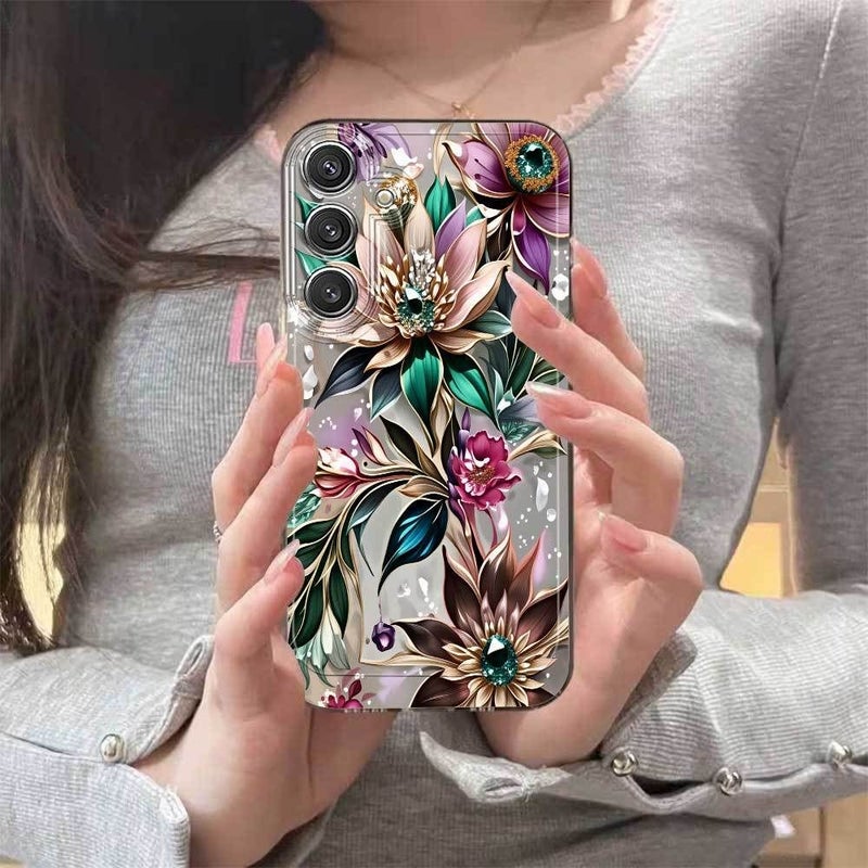 Patterned Phone Case Transparent TPU Soft Back Cover Compatible With Samsung Galaxy S26 S25 S24 S23 S22 S21 A10 A12 A13 A14 A15 A16 A20 A22 A23 A24 A25 A30 A33 A34 A35 A52 A53 A50 A54 A72 A73 M10 And Galaxy A42 5G Mixed Color - Image 3