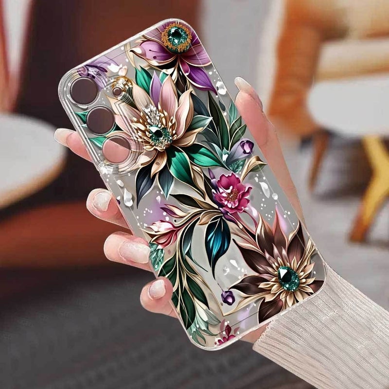 Patterned Phone Case Transparent TPU Soft Back Cover Compatible With Samsung Galaxy S26 S25 S24 S23 S22 S21 A10 A12 A13 A14 A15 A16 A20 A22 A23 A24 A25 A30 A33 A34 A35 A52 A53 A50 A54 A72 A73 M10 And Galaxy A42 5G Mixed Color - Image 1