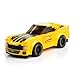 Block Builder Racing Car Building Block Set Racing Car Building Blocks for Kids and Adults Yellow - Image 3