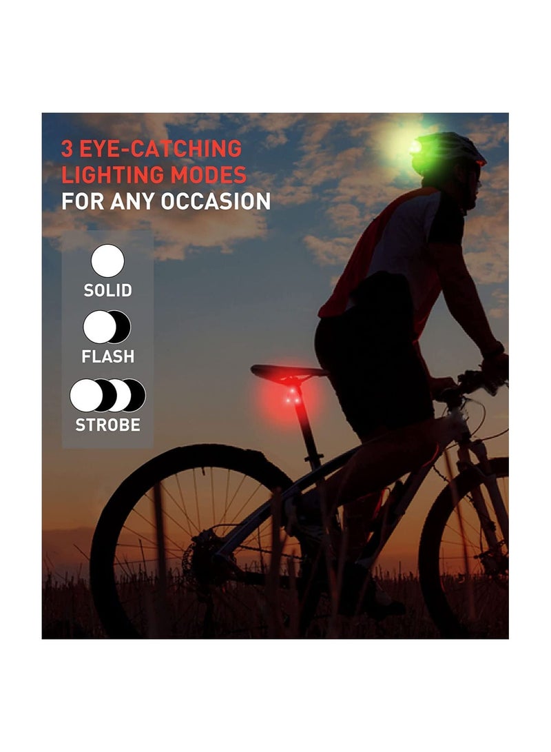 SYOSI LED Safety Lights, Running Lights for Runners, 3 Modes Strobe Reflective Running Gear for Night Walking, Dogs, Boat, Kayak, Stroller, Bike Tail, High Visibility Accessories, 4Pcs Silicone Rope  - Image 2