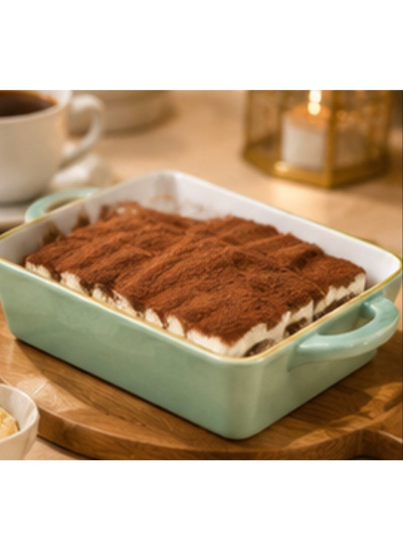 Porcelain casserole dish