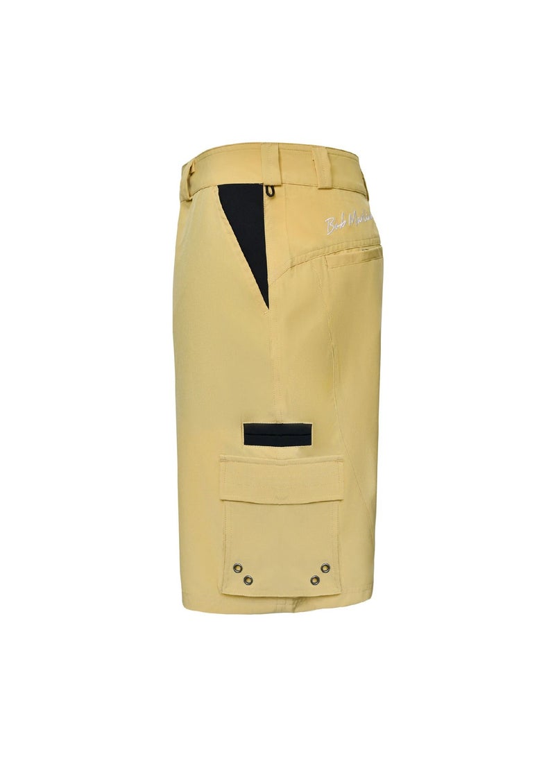BOB MARLIN Bob Marlin Fishing Cargo Casual Boat Short Yellow Sand  - Image 3