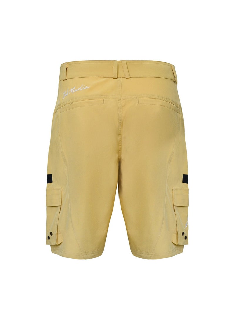 BOB MARLIN Bob Marlin Fishing Cargo Casual Boat Short Yellow Sand  - Image 2