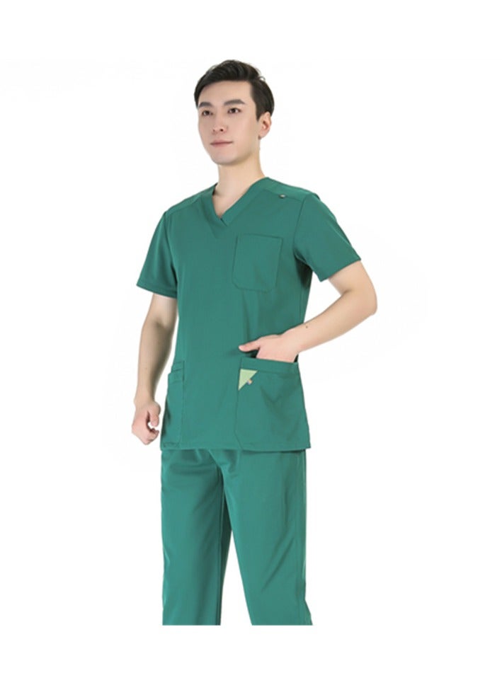 KUYING New Summer Thin Nurse Uniform Split Set Medical Work Uniform  - Image 1