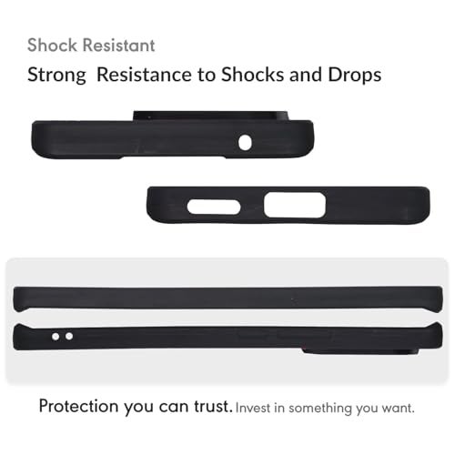 SPRIG Compatible with Vivo T3 Pro Premium PrimeMatte Back Cover Drop Tested Shock Proof Mobile Case for Men, Women, Boys and Girls with Camera Protection (Black) - Image 3