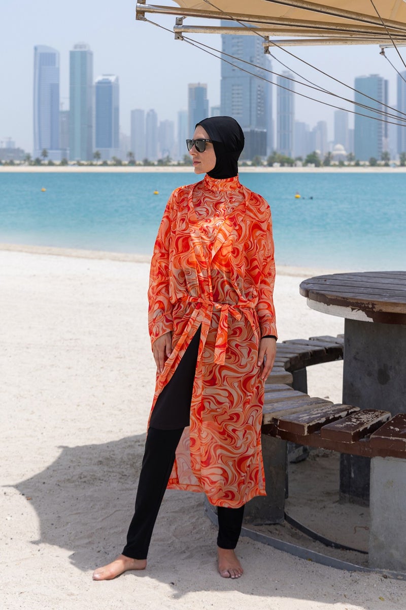 Remsa Mayo Remsa Swimsuit Remsa Modest Swimsuit Over Single Kaftan Kimono Pareo RP007 Melis  - Image 1