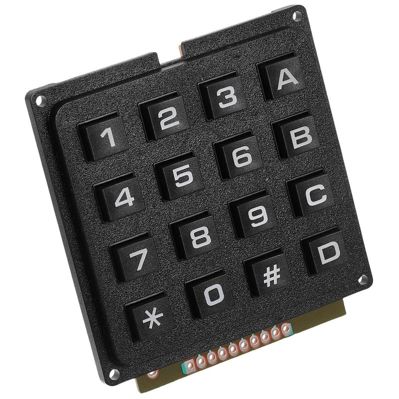 16 Key Matrix Keypad Module 4x4 Array Keyboard for Embedded Systems DIY - Image 2
