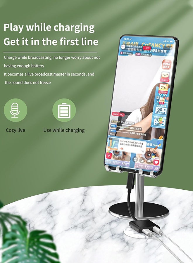 يونيك محول 2 في 1 من USB C إلى منفذ سماعة 3.5 ملم، محول صوت وشحن جديد DAC Type C، موزع سماعات متوافق مع Apple iPad Pro وGalaxy S25 Ultra وS10 Lite وNote10 وA90 وZ Flip وTab S6 وHuawei P30 - يدعم المكالمات والشحن - أسود - Image 4