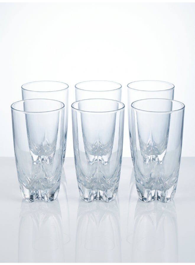 Luminarc Lisbonne 6 Piece Tumbler 330ml Drinking Set For Juice, Water, Soft Drinks, Hard Drink, Hot Beverages - Image 1