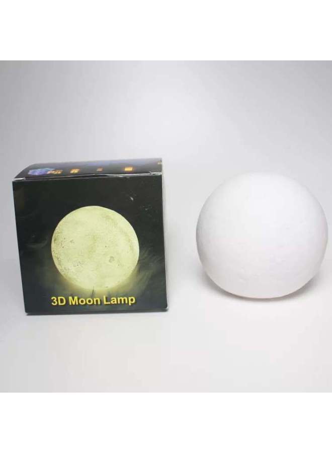 Unicorn Starry Sky Sun Glitter Ice Cream Night Light Children's Room Decor Feeding Little Night Light Luminous Toy-Color:10cm Moon (White) - Image 1