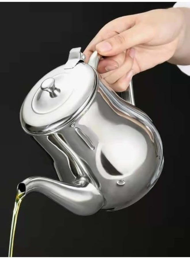 ابريق من الستانلس مع مصفاة شبكية دقيقة مع غطاء مقاوم للغبار - Image 4