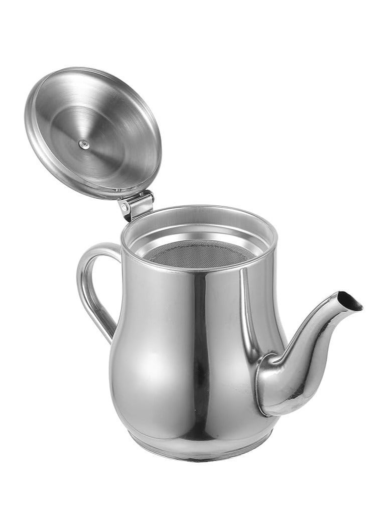 ابريق من الستانلس مع مصفاة شبكية دقيقة مع غطاء مقاوم للغبار - Image 3