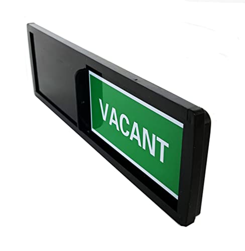 DISH NANNY Occupied/Vacant Sign With Unique Mounting for Restrooms at Offices, Retail, Commercial (Do Not Disturb Sign, Restroom Sign, Office Sign, Conference Sign, Vacant Sign, Occupied Sign) - Image 1