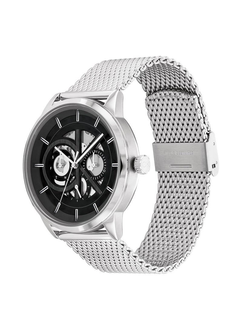 CALVIN KLEIN ساعة يد شبكية للرجال من مودرن سكيليتون - 25200213 - Image 2