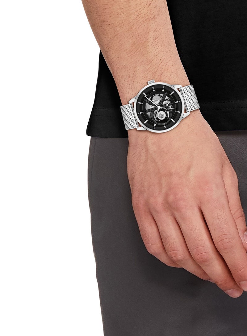 CALVIN KLEIN ساعة يد شبكية للرجال من مودرن سكيليتون - 25200213 - Image 4