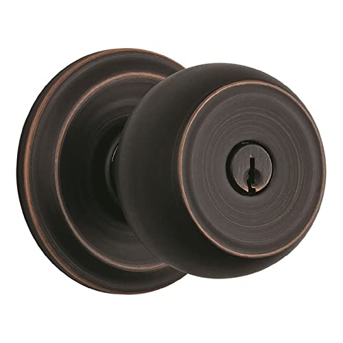 BRINKS, Tuscan Bronze, Push Pull Rotate Door Locks Stafford Entry Door Knob, 23001-150, No Size - Image 1