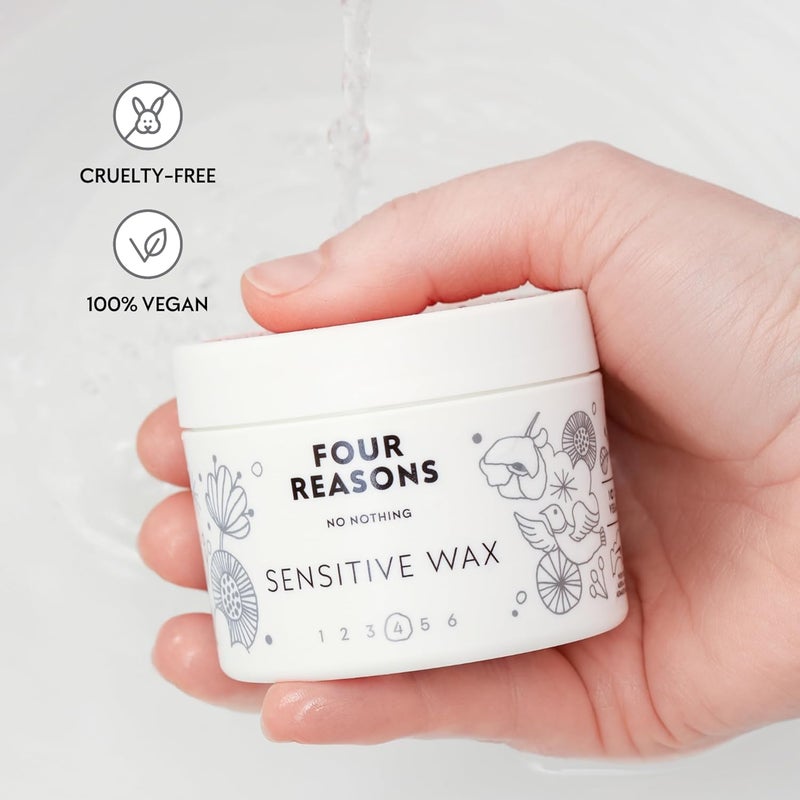 No nothing Hair Styling Wax For Sensitive Skin & Scalp – Fragrance Free Strong Hold Wax With Flexible Finish – Vegan, Hypoallergenic, Paraben Free Texturing Wax For Damp & Dry Hair For Men & Women Simple multi-color universal build - Image 3