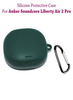 Waldic Silicone Protective Case Cover For Anker SoundCore Liberty Air 2 Pro - Green  - Image 1