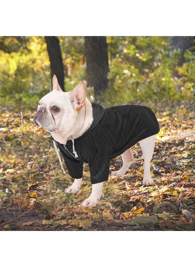 Dog Raincoat Puppy Rain Jacket With Hood For Small Medium Breeds With Reflective Strap Storage Pocket Harness Hole Black S - pzsku/Z73994C4EE7B26D029245Z/45/_/1726219004/54b59e45-52b4-4715-bccf-993d13ba17fa