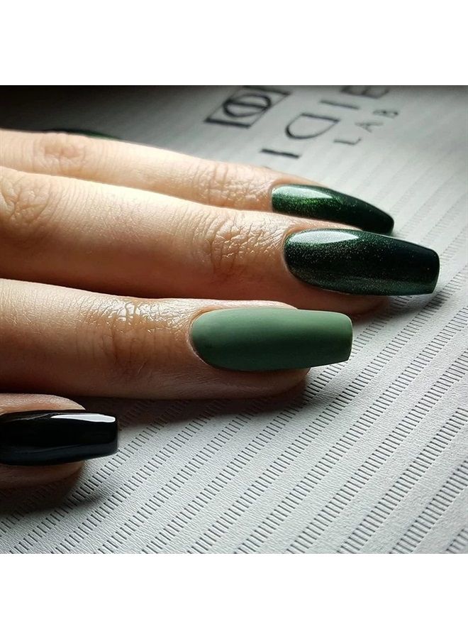 DIDIER LAB Studios Gel Polish Wild Moss - Professional Manicure Pedicure Products - Rich Pigment for Complete Nail Coverage - Flawless Shine - Suitable for Beginners - For UV Lamp - Gift for Women - Image 2