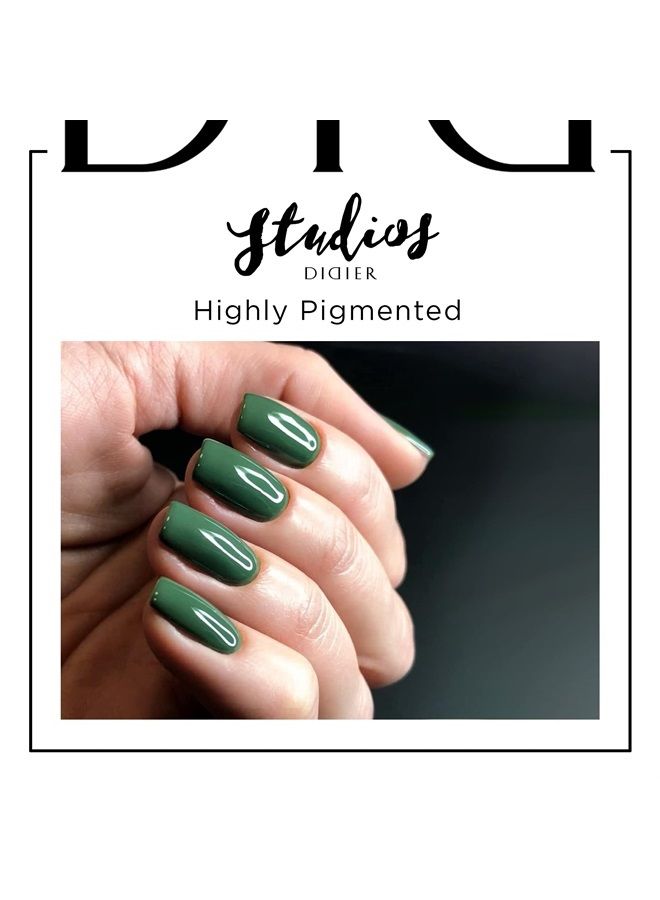 DIDIER LAB Studios Gel Polish Wild Moss - Professional Manicure Pedicure Products - Rich Pigment for Complete Nail Coverage - Flawless Shine - Suitable for Beginners - For UV Lamp - Gift for Women - Image 3