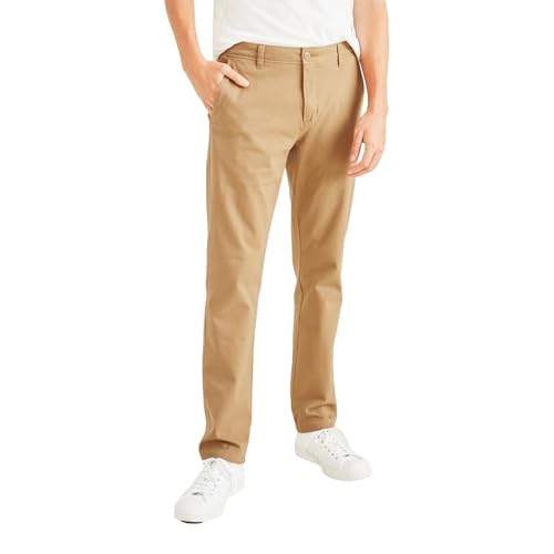 Dockers Men's Ultimate Chino Slim Fit with Smart 360 Flex, New British Khaki, 34W x 32L - Image 1