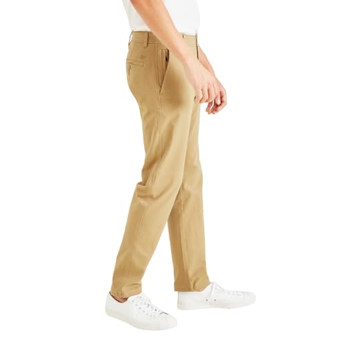 Dockers Men's Ultimate Chino Slim Fit with Smart 360 Flex, New British Khaki, 34W x 32L - Image 2