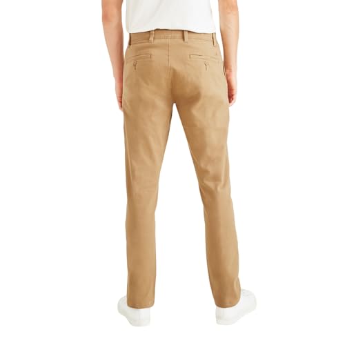 Dockers Men's Ultimate Chino Slim Fit with Smart 360 Flex, New British Khaki, 34W x 32L - Image 3