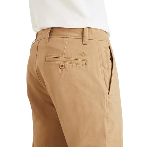 Dockers Men's Ultimate Chino Slim Fit with Smart 360 Flex, New British Khaki, 34W x 32L - Image 4