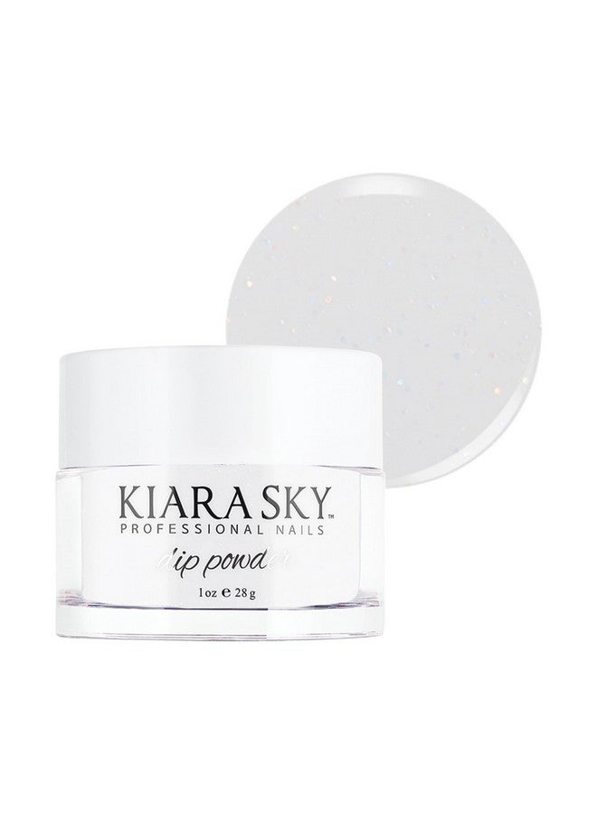 Kiara Sky Long Lasting Nail Dip Powder White Tones 1 oz, Frosted Sugar - Image 1